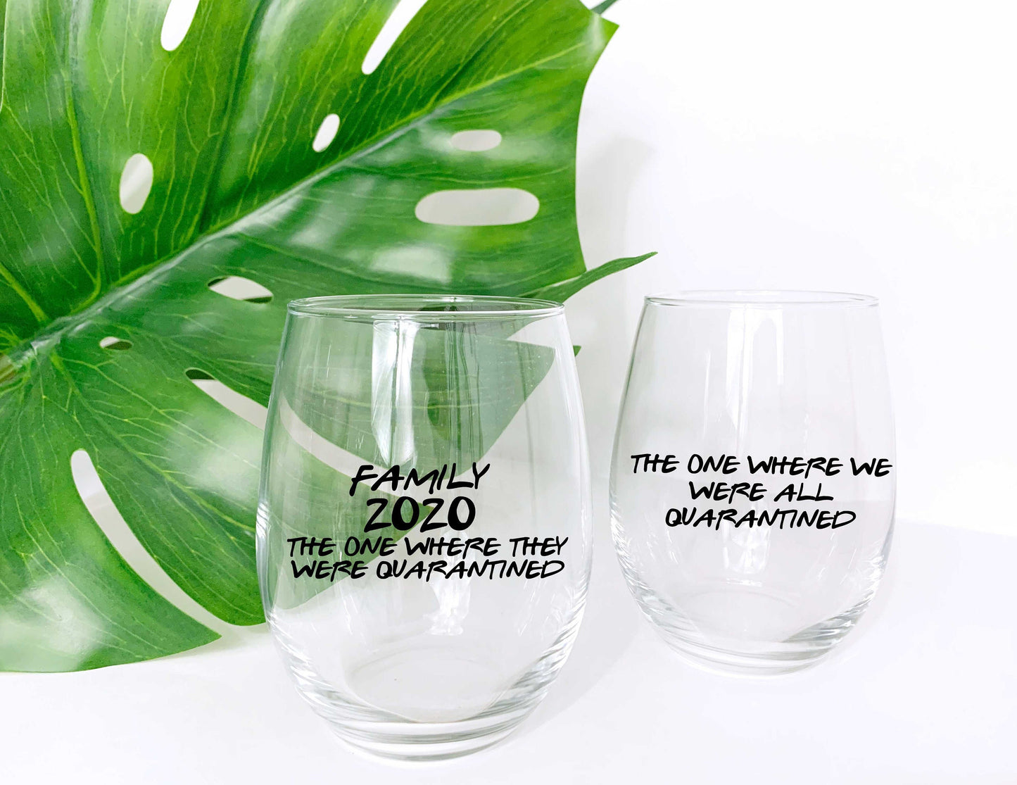 Because Kids - Wine Glass