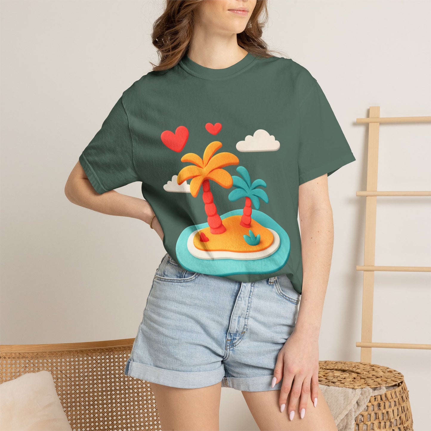Tropical Love Island Tee — Comfort Colors