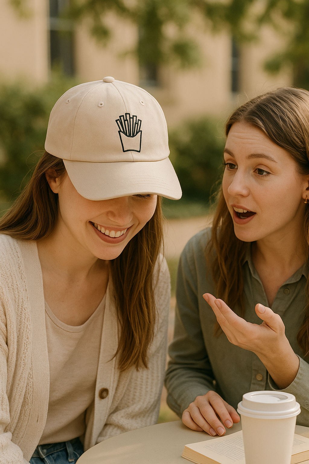 Fries Before Guys Embroidered Cap