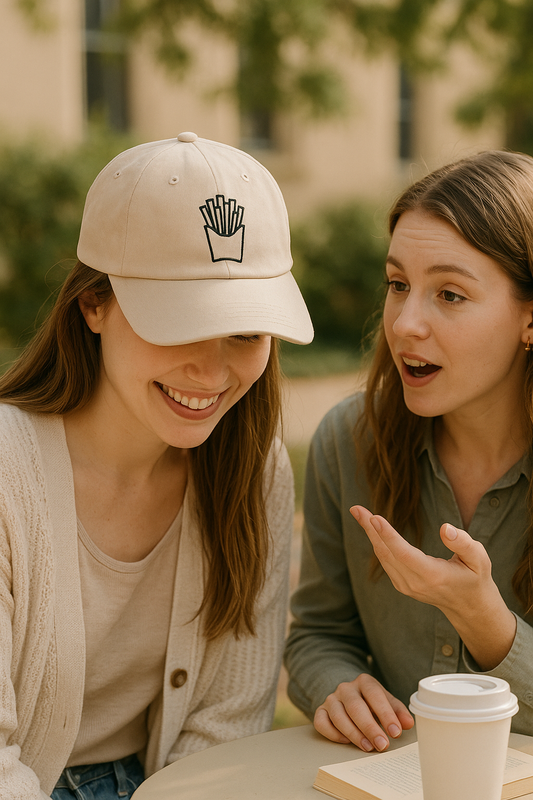 Fries Before Guys Embroidered Cap