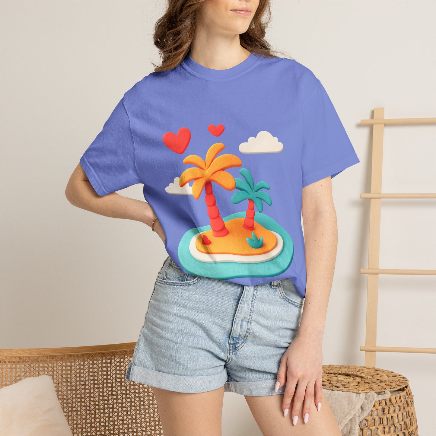 Tropical Love Island Tee — Comfort Colors
