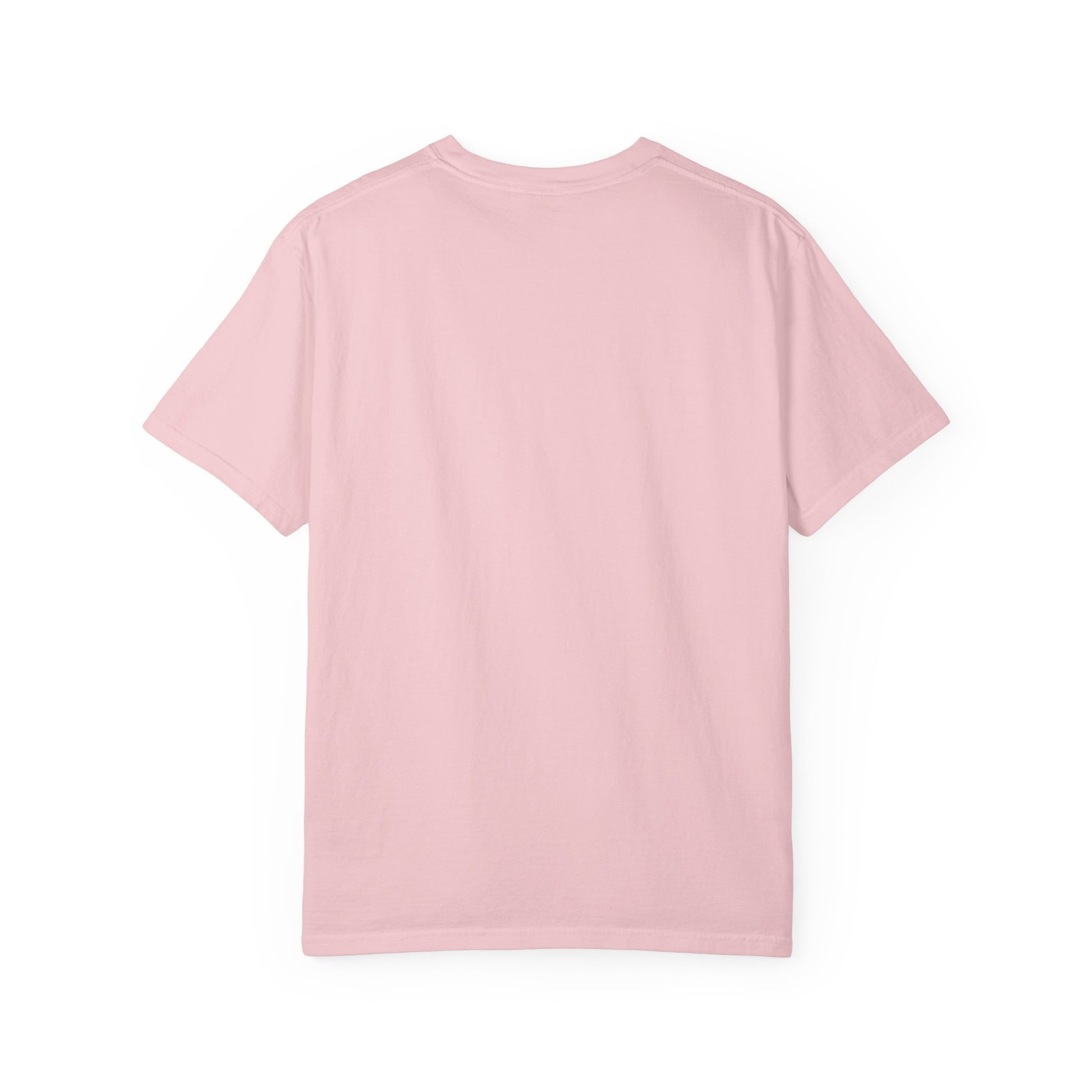 Doing My Best-ish Tee in Blossom, back view - a centred upper-front print on a garment-dyed Comfort Colors 1717 tee.
