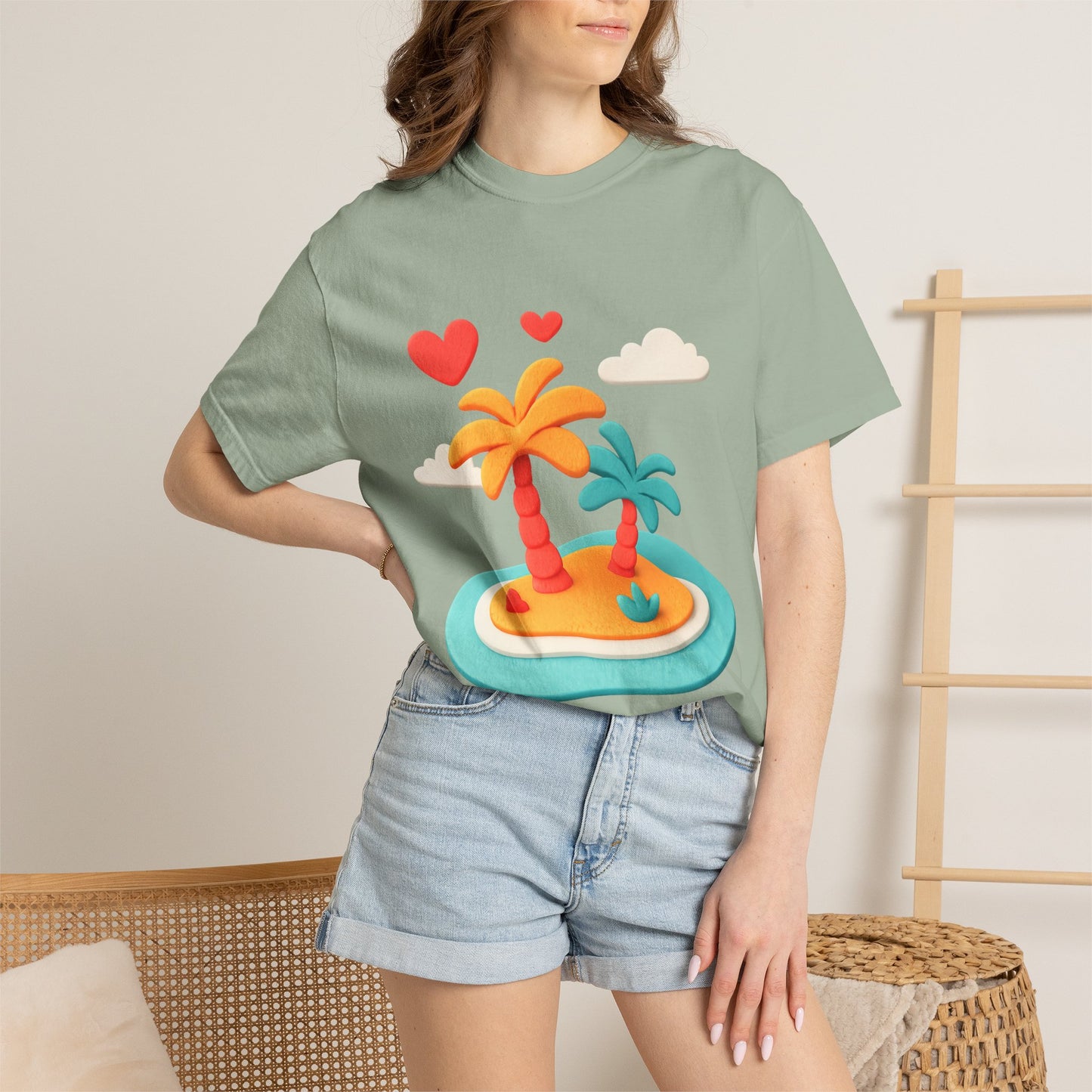Tropical Love Island Tee — Comfort Colors
