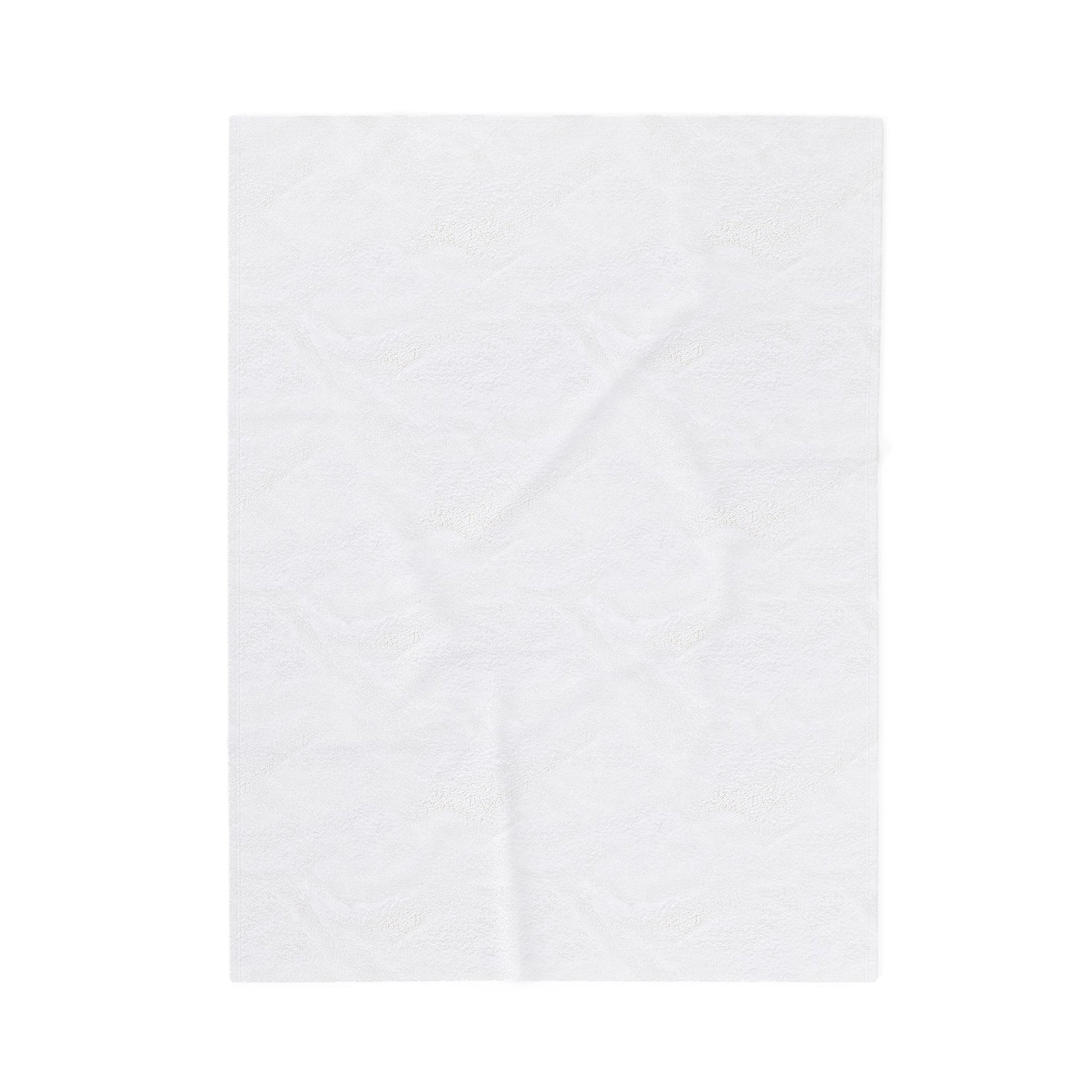 Small Steps, Big Dreams velveteen plush blanket with a bright hand-lettered print.