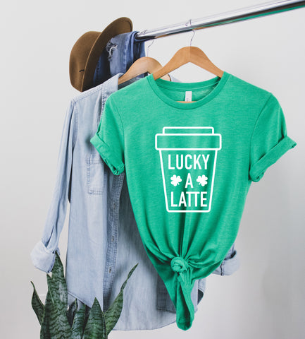 Lucky A Latte - Women's Shirt