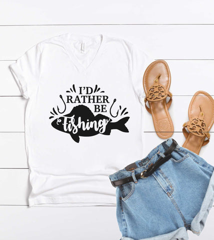 I'd Rather Be Fishing - Women's Shirts