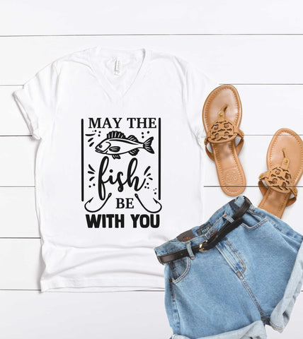 May The Fish Be With You - Women's Shirts