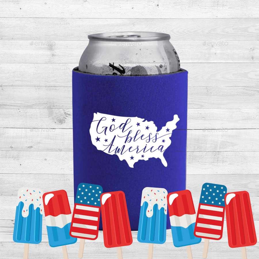 God Bless America - Can Cooler