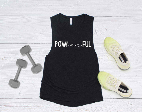 PowHerful Muscle Tank - Women's Shirt