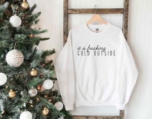 It Is Freaking Cold Outside Sweatshirt