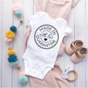 Made In Quarantine With Love - Baby Bodysuit