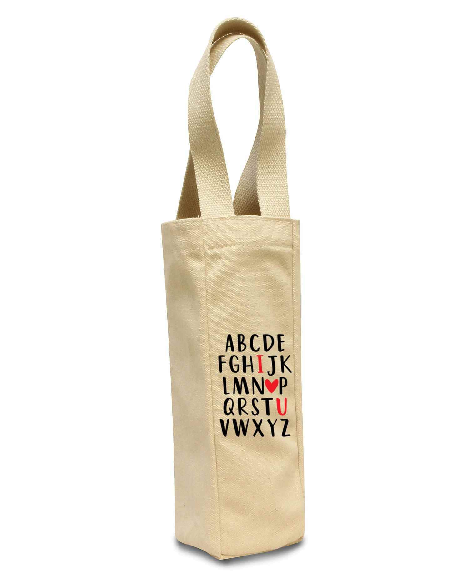 ABC Of Wine 100% Cotton Wine Tote Bags