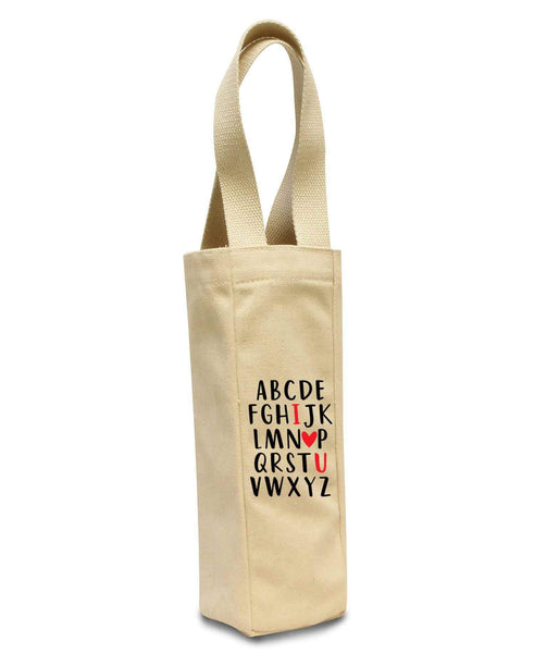 ABC Of Wine 100% Cotton Wine Tote Bags