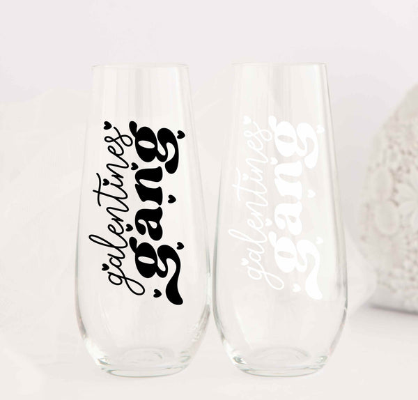 Galentines Gang  - Wine Glass